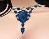 Dark Blue Gem Necklace
