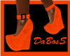 DaBosS Orange Wedge Heel
