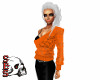 *S* Lace Sweater Orange