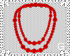 G l Red Beads Necklace