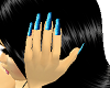 <sH>Turquoise Blue Nails