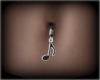 MUSIC NOTE BELLY RING