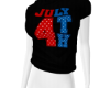 MAI BLK 4TH/JULY T SHIRT