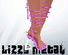 Unbutton Heels Purple