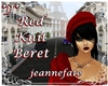 *jf* Knit Beret Red