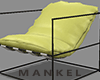 Leather Chair Yellow