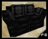 FE leather pvcskull sofa