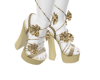 Gold & Fashion Heels