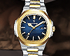 Gold Dial & Blue Face