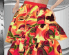 Tropical Ruffle Skirt