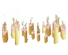 GOLD PINK CANDLES