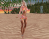 Beach Set Orange Floral