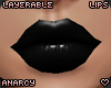 !A Anarchy Lips - Black
