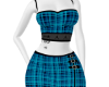 Aqua Plaid Cami Outfit