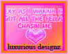 {LD}SEXY AS I WANNA BE