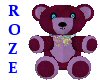 *R*Purple Teddy Bear