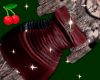 C. witch red dress