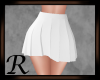 Basic RL Whi Pleat Skirt