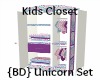 {BD} Unicorn Set Closet