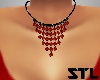 RUBY RED NECKLACE