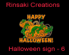 Halloween sign - 6