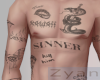 sk. Body tattoos