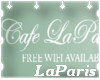 (LA) Cafe Laparis Sign