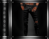 Zip Leather Pants -AL-
