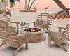 T- Chairs Fire Pit