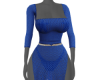 Blue Net Dress