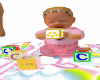 Pink Girl with Blocks
