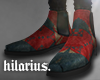 H | Fabric art boots