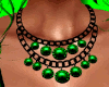 Green Black Jewelry Set