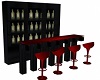 red & black stocked bar