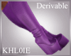 K  derv air purple boots