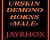 URSKIN DEMON0 HORNS-MALE