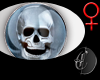 CS Skull Eyes Silver
