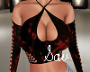Red/Blk Velvet Burlesque