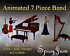  Animated 7 Piece Band