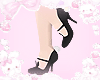 ♡ black bunbun heels!