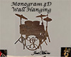 3D Drumset Wall Hanging