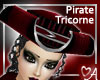 .a Pirate Tricorne RD/BL