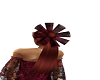 burgundy hair w/crown