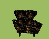 black gold dragon chair