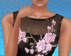 Floral Black Dress