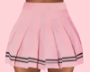 Pink Striped Skirt