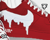 Red x White Shoe