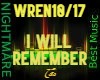 L- I WILL REMEBER /2ND