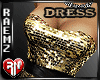 [R] Gold Glamour Dress