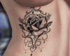 flower belly tattoo